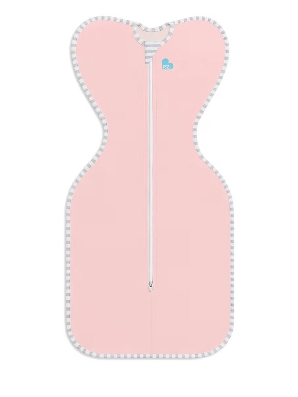 Swaddle up original Love to Dream Gray Kids sleep sack light pink 1 tog